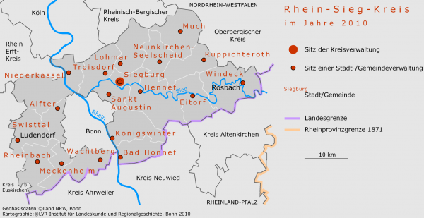 Rhein-Sieg-Kreis, Bonn 2010