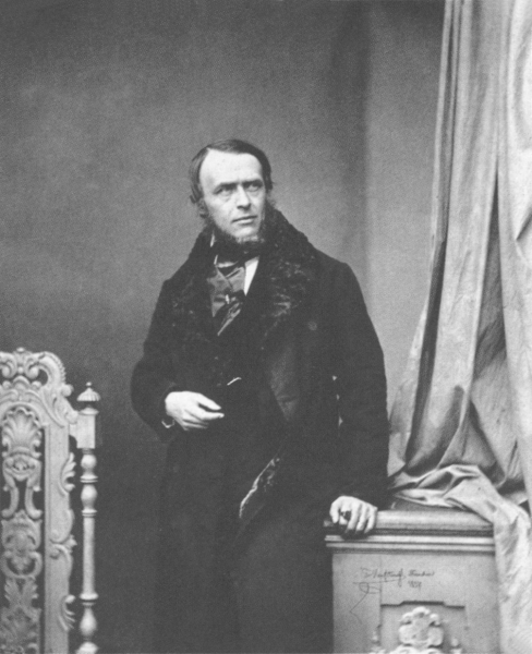 Heinrich Sybel, Porträtfoto von Franz Hanfstaengel, ca. 1857