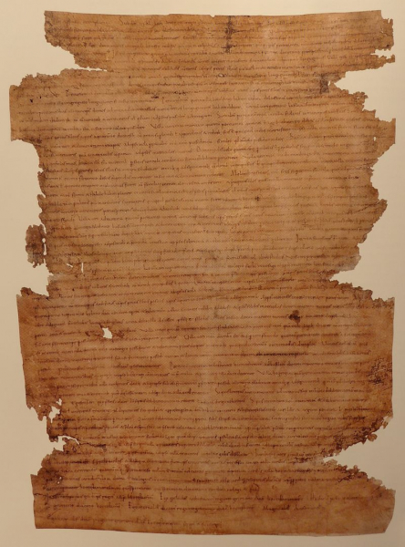Abschrift des Testaments von Adalgisel Grimo, 10. Jahrhundert