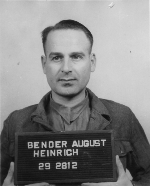 August Bender während der ED-Behandlung im Jahr 1947