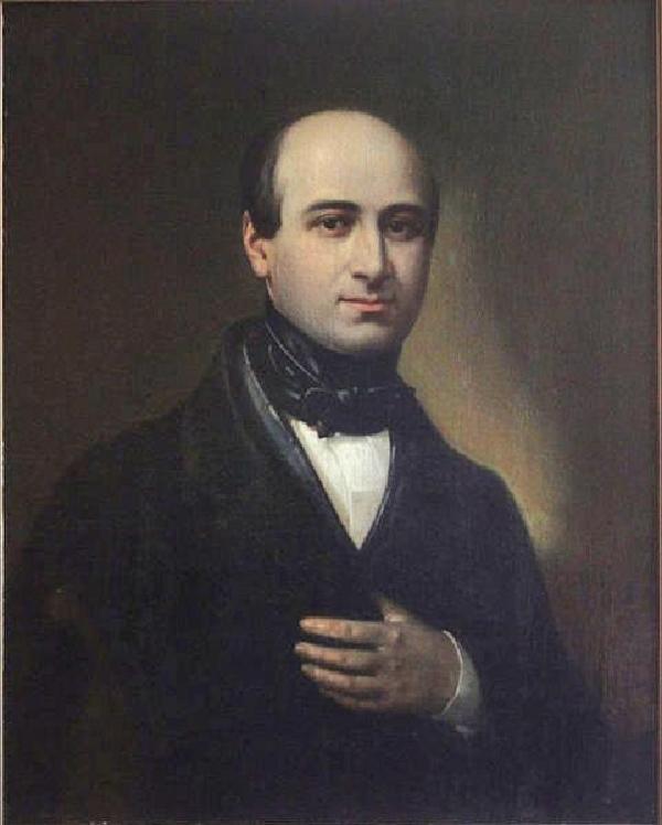 Andreas Gottschalk, Porträt, Gemälde von Wilhelm Kleinenbroich (1812-1896), 1849
