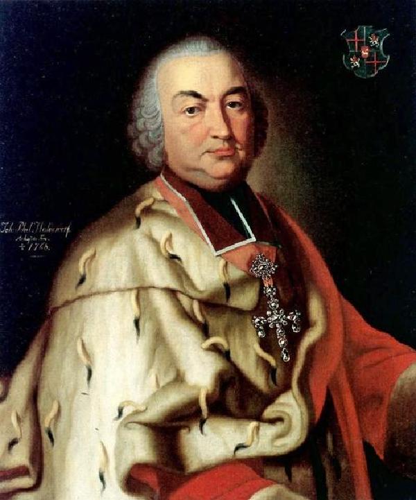 Johann Philipp von Walderdorff, Porträt, Gemälde, um 1760