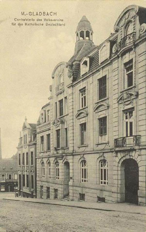 Volksvereinshaus in Mönchengladbach, um 1900