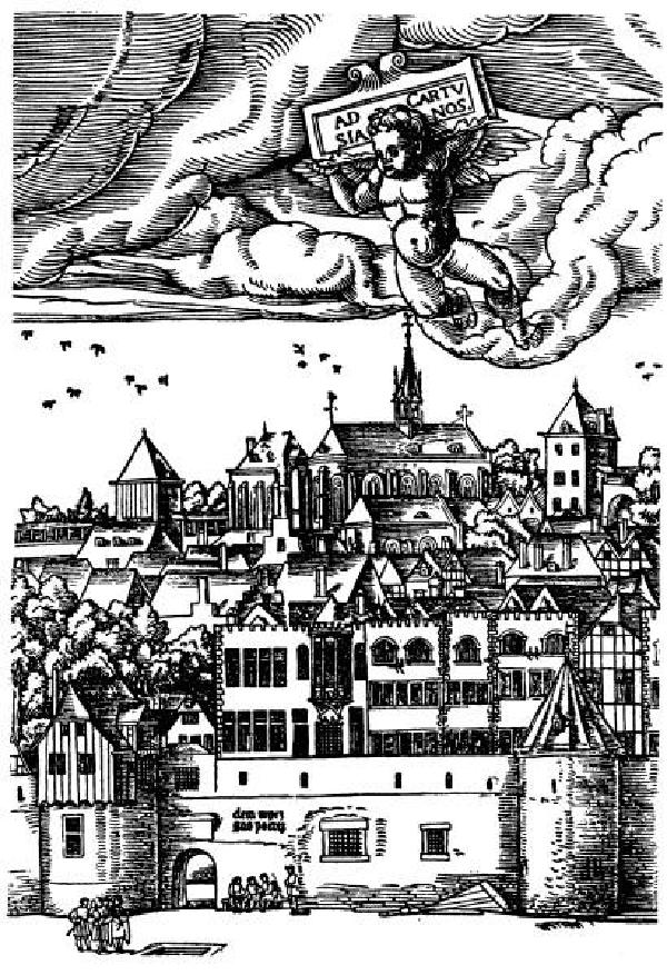 Die Kölner Kartause auf der Stadtansicht von Anton Woensam (um 1490-1541), 1531