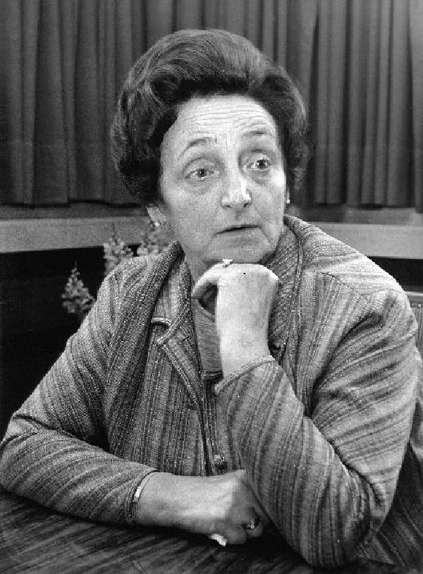 Luise Albertz im Rathaus Oberhausen, Ende der 1960er Jahre