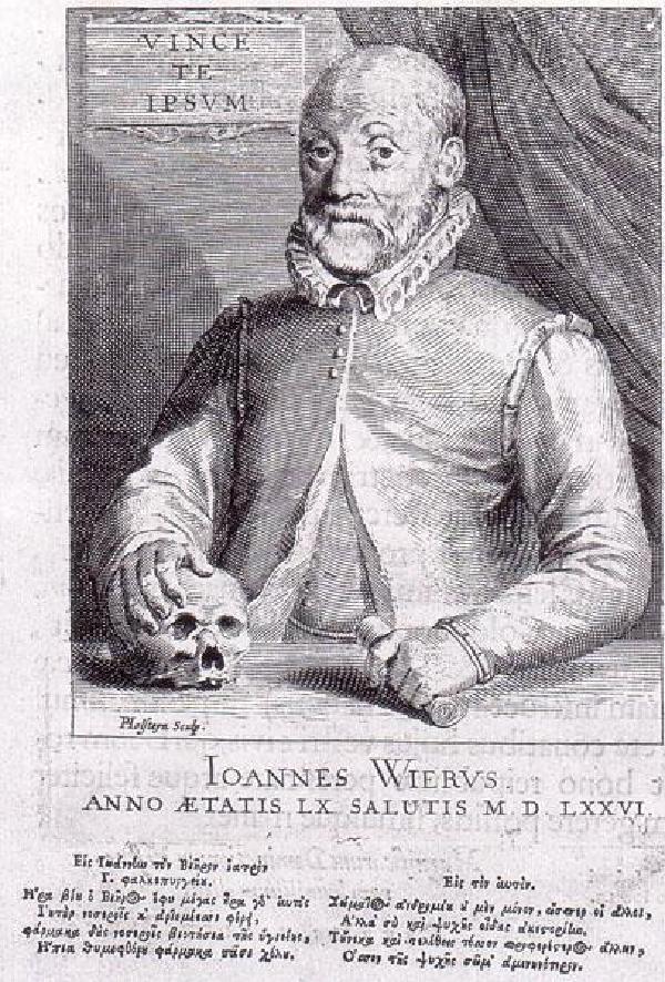 Johann Weyer, Kupferstich von Pieter Holsteyn (1580-1662), 1660