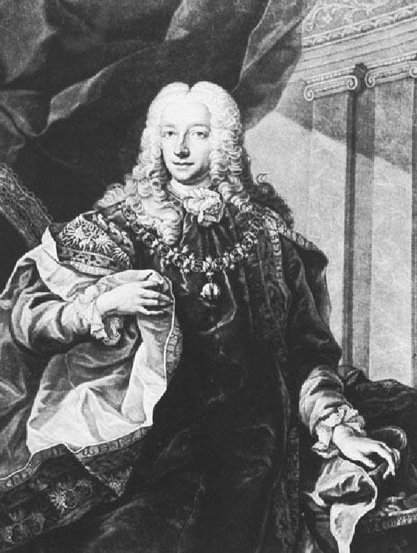 Ferdinand von Plettenberg, Schabkunstblatt von Peter Martin van Mytens dem Älteren (1648-1736)