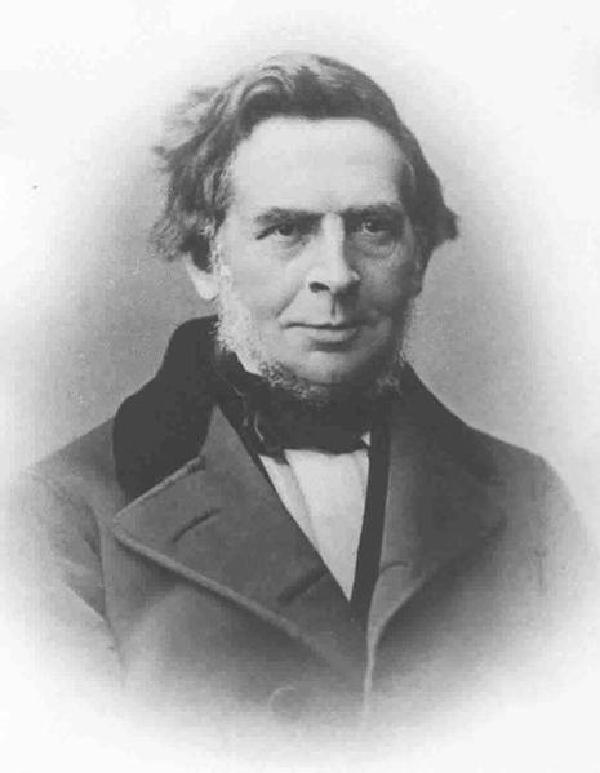 Karl Joseph Simrock, Porträtfoto, um 1850