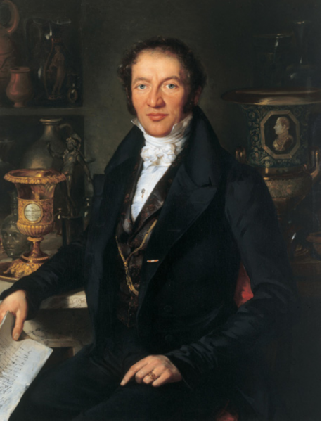 Heinrich Böcking, Gemälde von Louis Krevel (1801-1876), um 1835/36