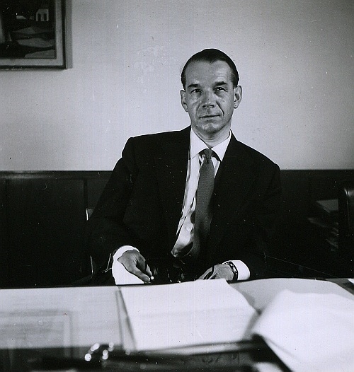 Otto Bleibtreu, Portrait, Fotograf: Fritz Eschen, 1957