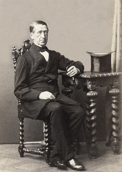 Rudolf von Auerswald, Porträtfoto 1862