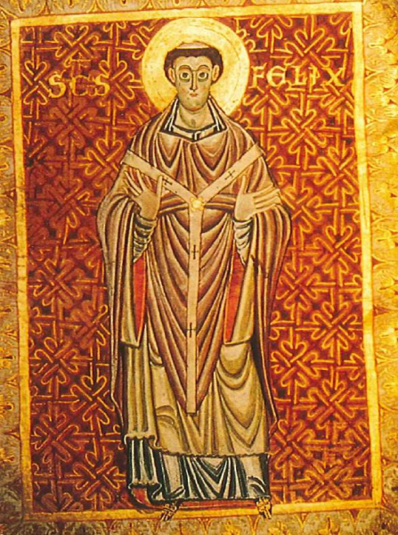 Idealbild des Bischofs Felix von Trier (386-398/417), 10. Jahrhundert
