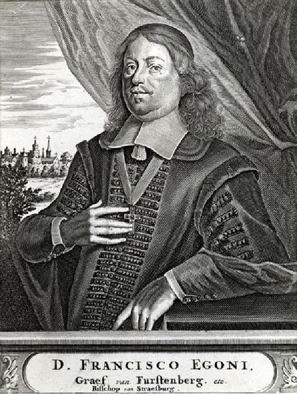 Franz Egon von Fürstenberg, Kupferstich, um 1665