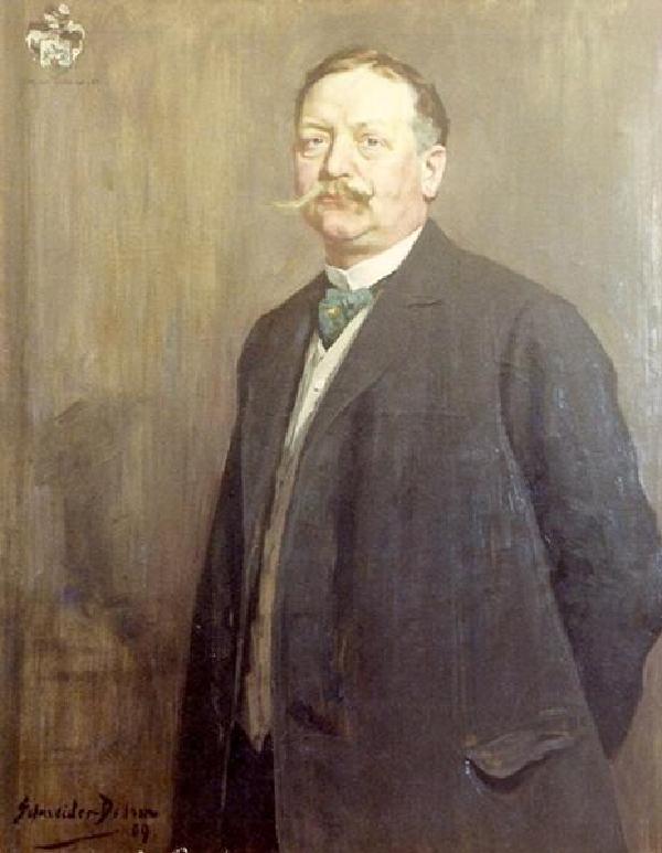 Fritz von Wille, Gemälde von Wilhelm Schneider-Didam (1869-1923), 1909