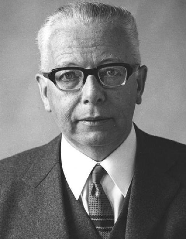 Gustav Heinemann als Bundespräsident, 22.4.1969
