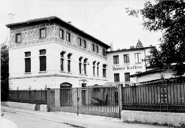 Das 'Zuntzhaus', Fabrik der Kaffeerösterei Zuntz in der Bonner Königstraße 76, 1891/1901, Repro von 1973